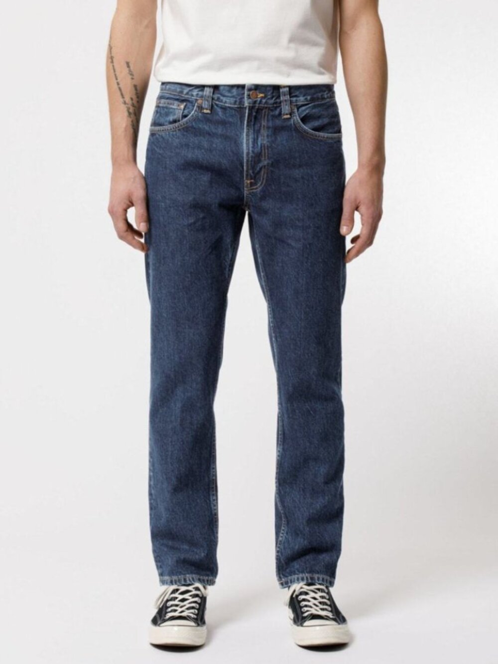 Nudie Jeans Men's 31W/34L Gritty Jackson Dark Space Jeans NWT